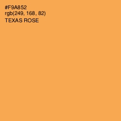 #F9A852 - Texas Rose Color Image